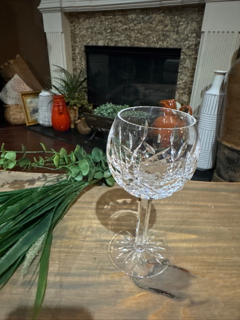 Waterford Crystal Lismore Oversize Balloon Wine Glass7-3/4”.